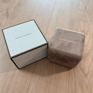 David Yurman Tan Gift Box Set for Jewelry